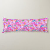 Pinkalicious Abstract Heart Design Body Pillow Lichaamskussen (Voorkant)