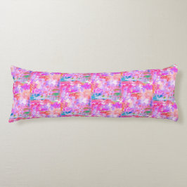Pinkalicious Abstract Heart Design Body Pillow Lichaamskussen