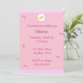 Pinkalicious-uitnodiging Kaart (Staand voorkant)