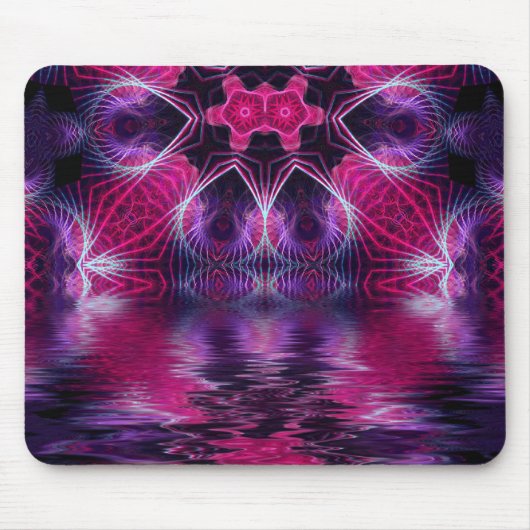 Pinkana Visionary Fractal Art Mousepad Muismat (Voorkant)