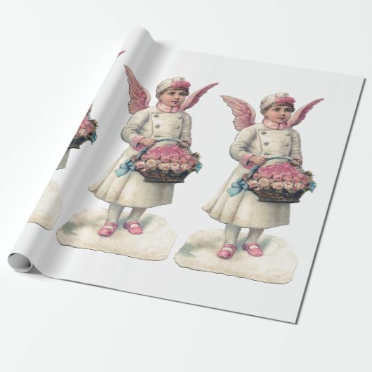  PINKANGELS WRAPPINGSPAPIER CADEAUPAPIER (Uitgerold)