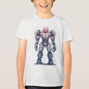PinkBeat: Love-Powered Mech Tri-Blend Shirt