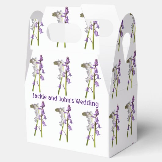 Pinkbells Fabric Pattern. Bedankdoosjes (Geopend)