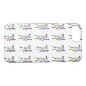 Pinkbells Fabric Pattern. Case-Mate iPhone Case (Achterkant (Horizontaal))