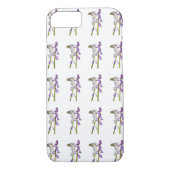 Pinkbells Fabric Pattern. Case-Mate iPhone Case (Achterkant)