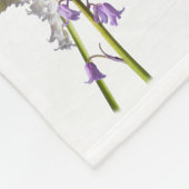 Pinkbells Fabric Pattern. Fleece Deken (Hoek)