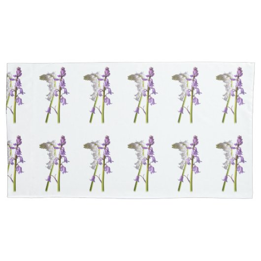 Pinkbells Fabric Pattern. Kussensloop (Voorkant-Links)