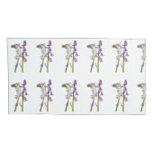 Pinkbells Fabric Pattern. Kussensloop (Achterkant-Rechts)