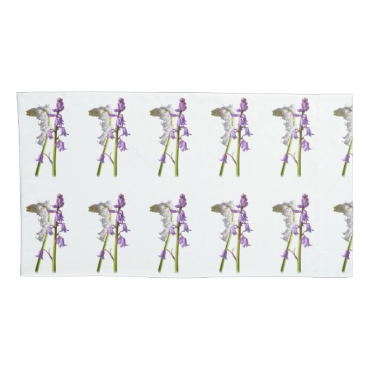 Pinkbells Fabric Pattern. Kussensloop (Achterkant-Rechts)