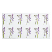 Pinkbells Fabric Pattern. Kussensloop (Achterkant-Links)