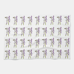 Pinkbells Fabric Pattern. Theedoek