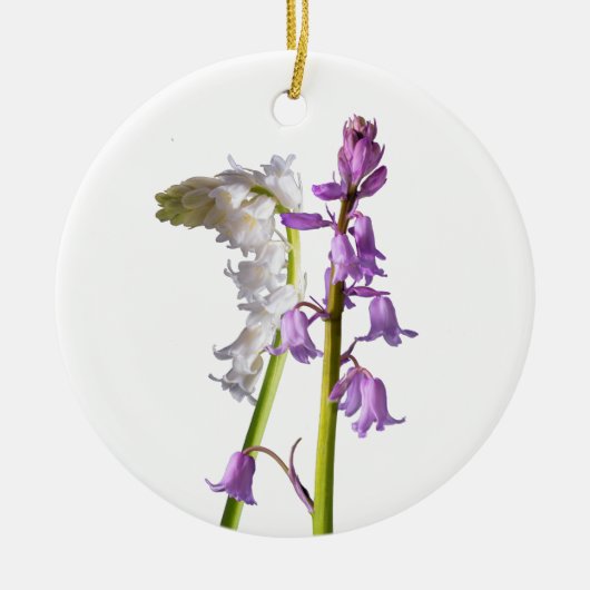 Pinkbells, Whitebells. Keramisch Ornament (Voorkant)