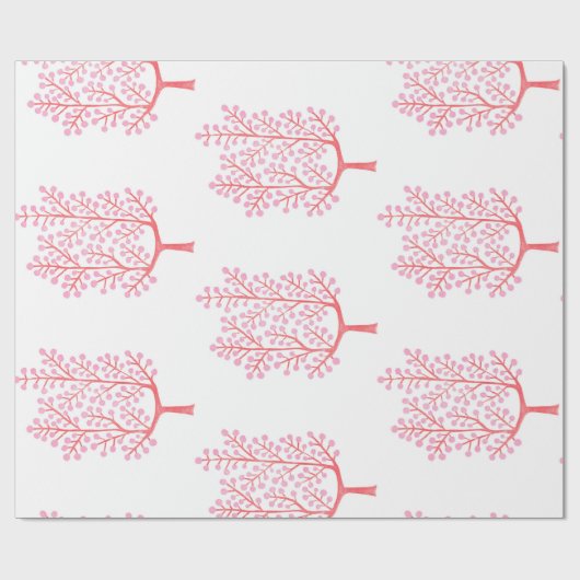 Pinkbessen Cadeaupapier (Vlak)