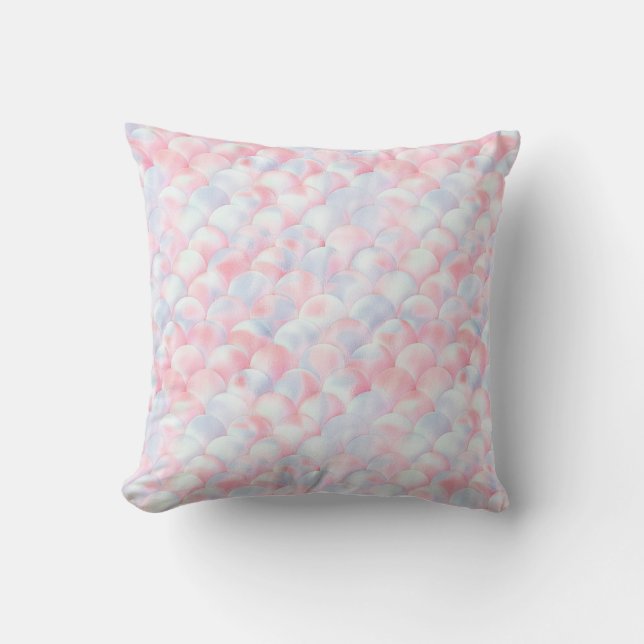  PINKBLAUW MERMAID INSPIRED PILLOW KUSSEN (Voorkant)