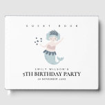 PINKBLAUWE MERMAID KIDS BIRTHDAY GASTENBOEK<br><div class="desc">Als u nog meer aanpassingen nodig hebt,  kunt u mij op yellowfebstudio@gmail.com vrij klikken.</div>
