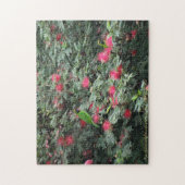 Pinkbloemen Foto Natuur van goudkopvogels Legpuzzel (Verticaal)