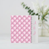  PINKDIAMOND WEDDING INVITATION KAART (Staand voorkant)