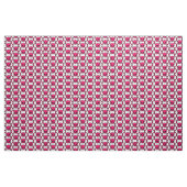 PINKDUGGERY - Hot Pink Skull & Crossbones Fabric Stof (Yard (91,4 cm))