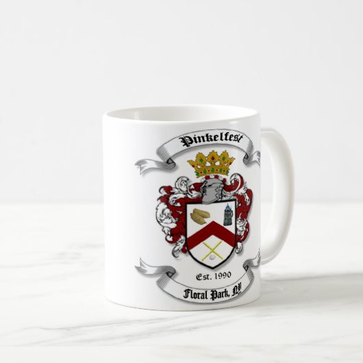 Pinkel Crest-Mok Koffiemok (Voorkant rechts)