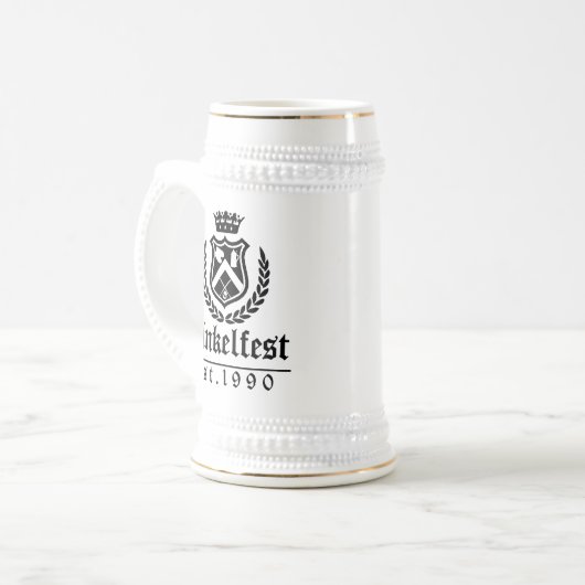 Pinkelfest-Logo Bierpul (Voorkant links)