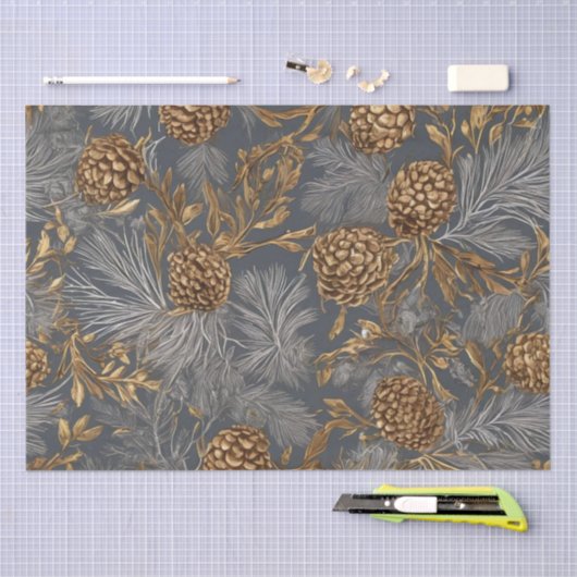 Pinkepingen en takken tissuepapier (Craft)