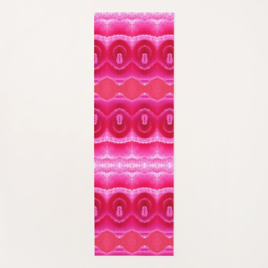 Pinkey Roos Ikat 3 Yogamat (Voorkant)