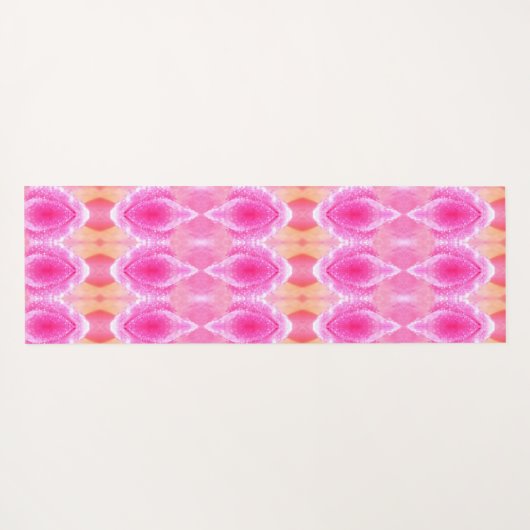 Pinkey Roos Ikat 5 Yogamat (Achterkant (horizontaal))