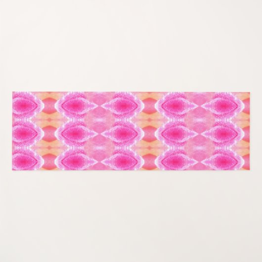 Pinkey Roos Ikat 5 Yogamat (Voorkant (horizontaal))