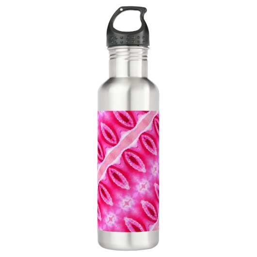 Pinkey Roos Ikat 6 Waterfles (Voorkant)