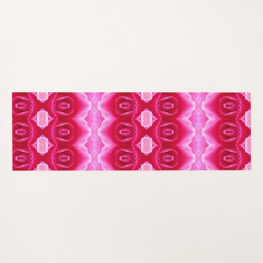 Pinkey Roos Ikat 7 Yogamat (Achterkant (horizontaal))