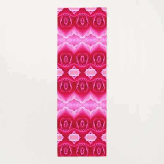 Pinkey Roos Ikat 7 Yogamat (Achterkant)