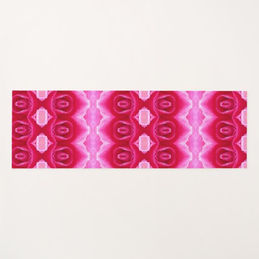 Pinkey Roos Ikat 7 Yogamat (Voorkant (horizontaal))
