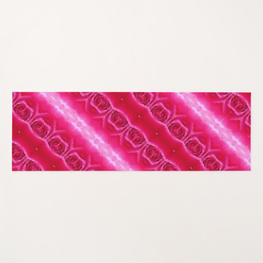 Pinkey Roos Ikat 8 Yogamat (Voorkant (horizontaal))