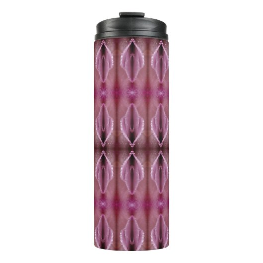 Pinkey Roos Ikat 9 Fog Thermosbeker (Voorkant)