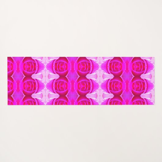 Pinkey Roos Ikat Yogamat (Achterkant (horizontaal))