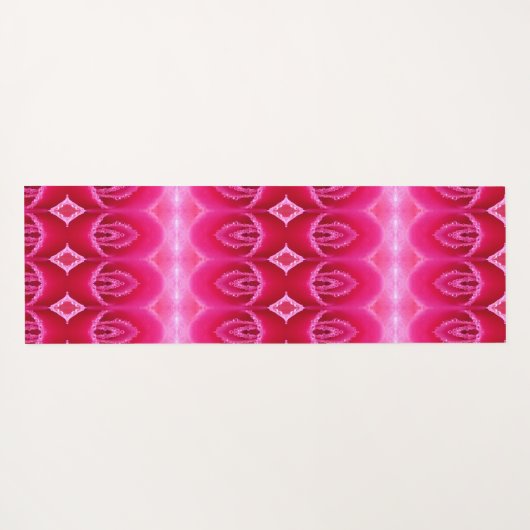 Pinkey Roos Ikat Zen Yogamat (Achterkant (horizontaal))