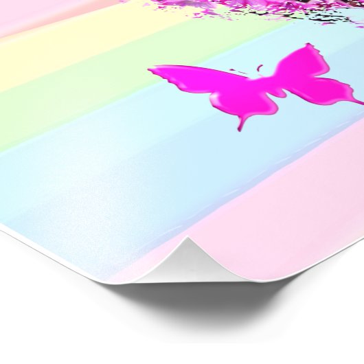  PINKFLORALE GALATIANEN 5 FOTO AFDRUK (Hoek)