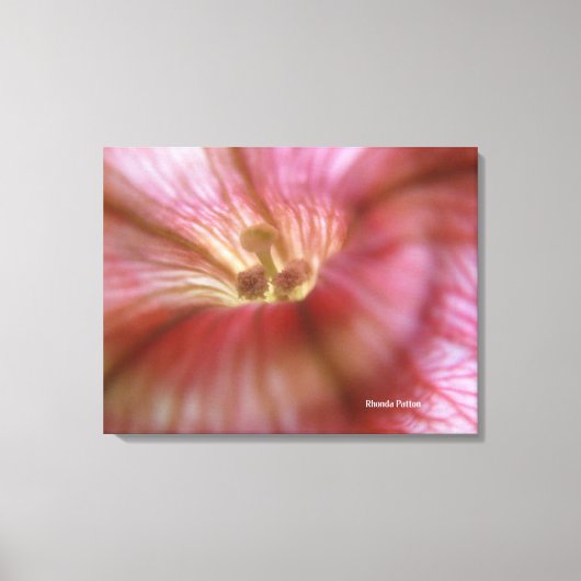 Pinkflower Canvas Afdruk (Voorkant)