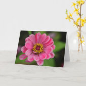 Pinkflower Kaart (Gele Bloem)
