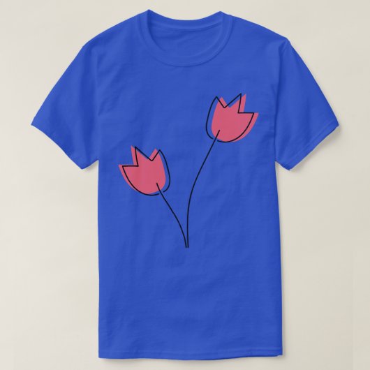 Pinkflower T-shirt (Design voorkant)