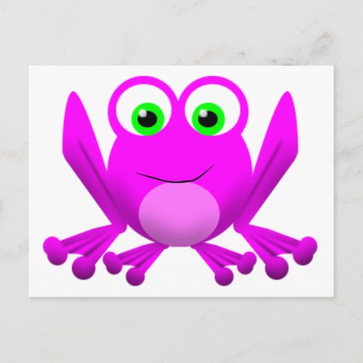 PINKFROGIE BRIEFKAART (Voorkant)
