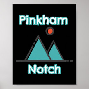 Pinkham Notch New Hampshire Rustiek Witte Bergen Poster