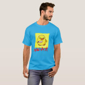 Pinkiart-eend – Speelse pastel karakterconcept T-shirt (Voorkant volledig)
