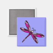 Pinkie Dragonfly magneet (Voorkant / Achterkant)