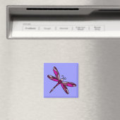 Pinkie Dragonfly magneet (Insitu (Vaatwasser))