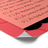 Pinkie Elephant House Rules Poster (Hoek)