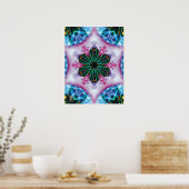 Pinkie Kinestische Collage Kaleidoscoop Poster (Keuken)