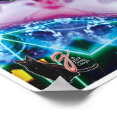 Pinkie Kinetic Collage Kaleidoscope Poster (Hoek)