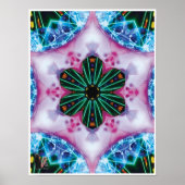 Pinkie Kinetic Collage Kaleidoscope Poster (Voorkant)
