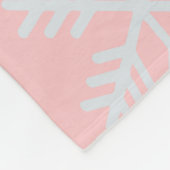 Pinkie Sneeuwvlok Fleece Deken (Hoek)